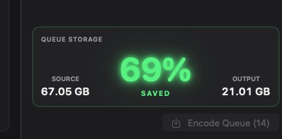 Queue storage reading up to 69 percent saved.